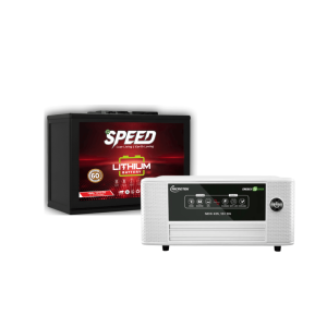 Microtek 12V 825 and Espeed Lithium Battery 1280wh 100ah Combo