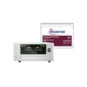 Microtek 12V 825 and Lithium Battery 1280wh100ah MLB 1280060 Combo